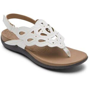Rockport Women's Ridge Sling White Thong Sandals